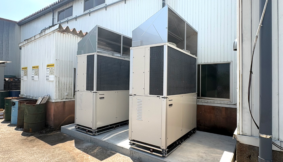 ヒートポンプチラー導入現場